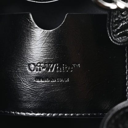 Off-White Calfskin Dumbo B Chain Pocket Bucket Bag Black 6 of 9