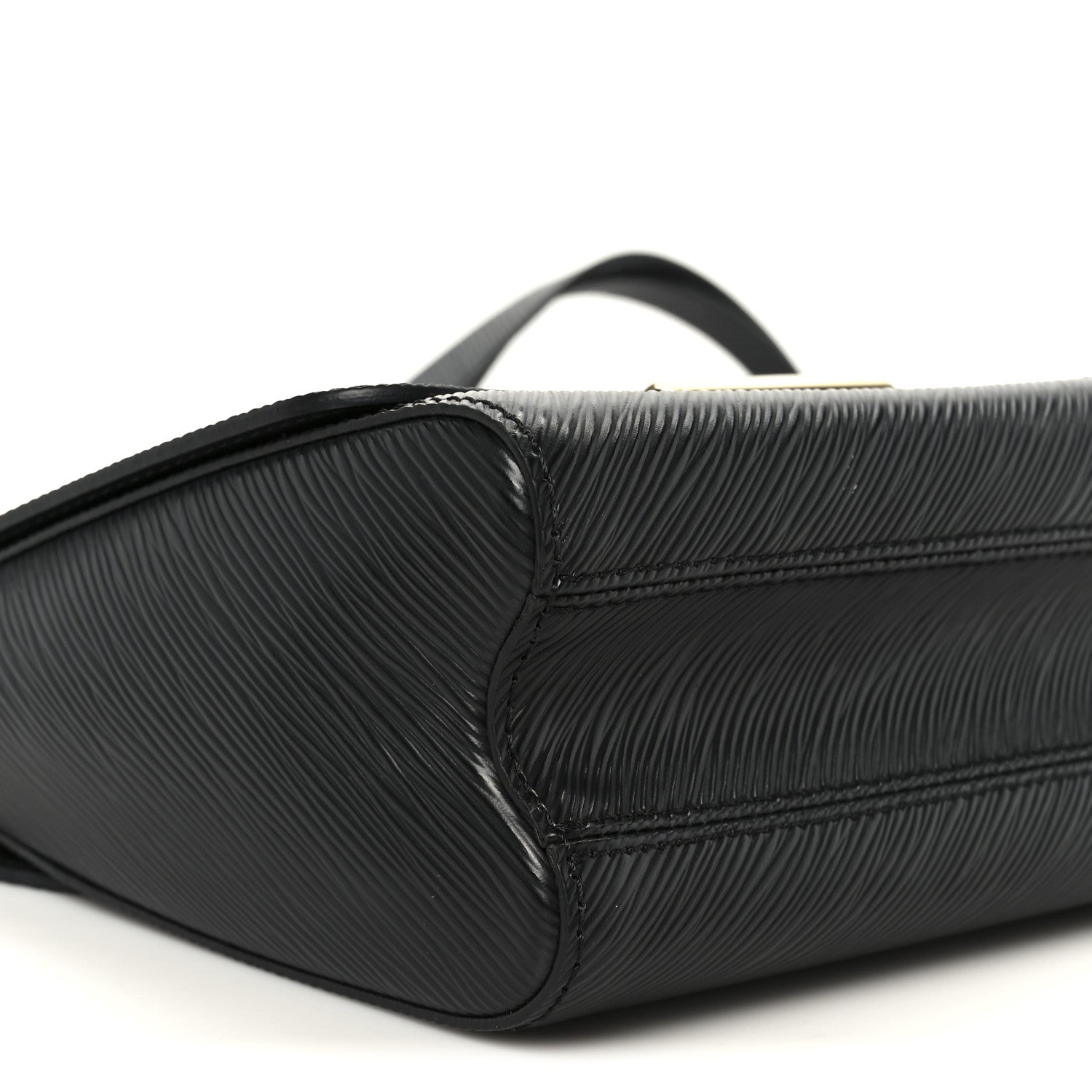 Louis Vuitton Epi Twist Braided Strap Shoulder Bag MM Black 8 of 9