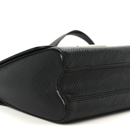Louis Vuitton Epi Twist Braided Strap Shoulder Bag MM Black 8 of 9