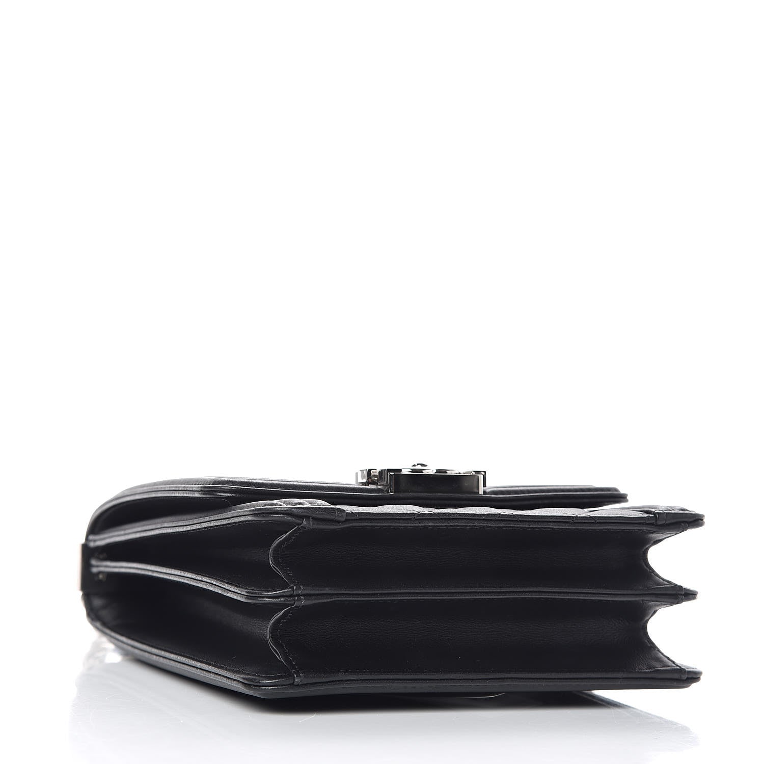 Chanel Calfskin Quilted North South Boy Flap Black 4 of 11