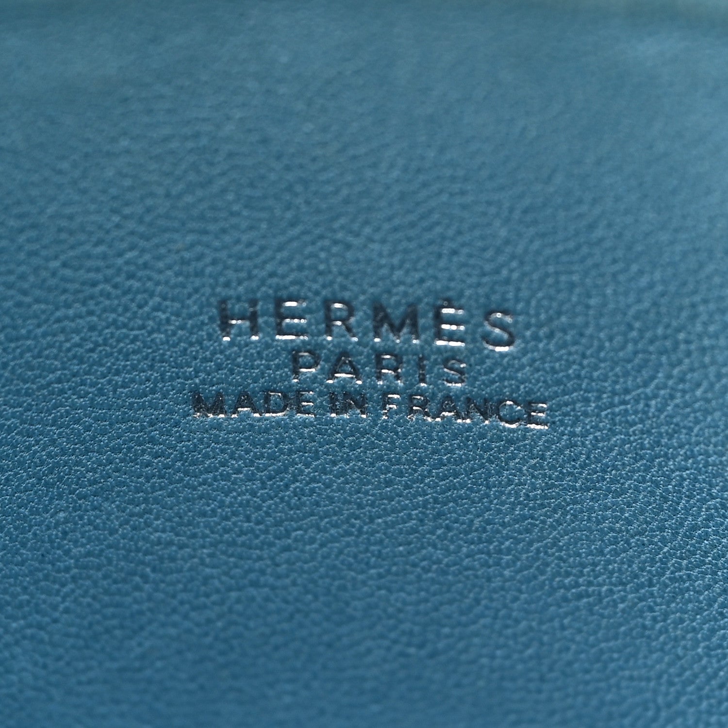 Hermes Taurillon Clemence Bolide 35 Bleu Jean 6 of 24