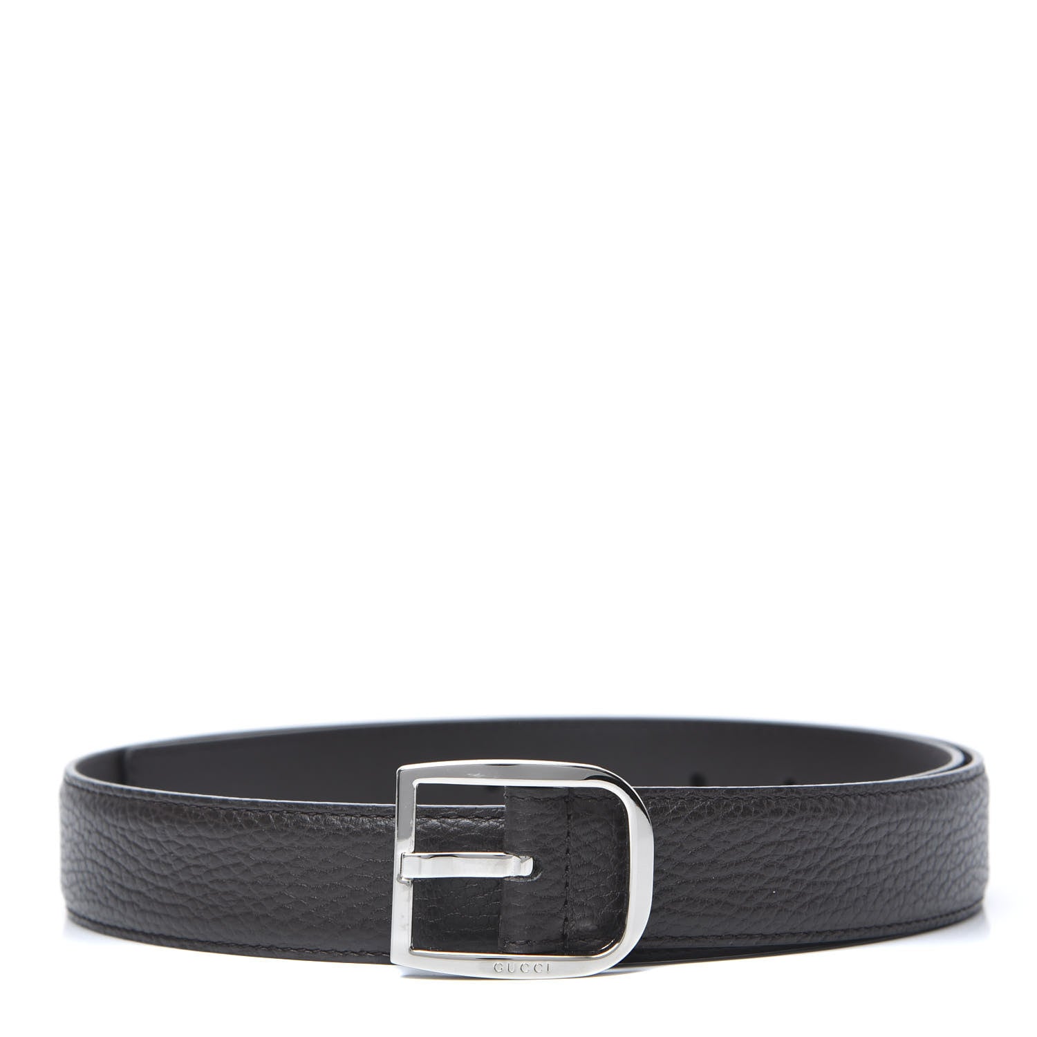 Gucci Calfskin Belt 85 34 Dark Brown 1 of 7