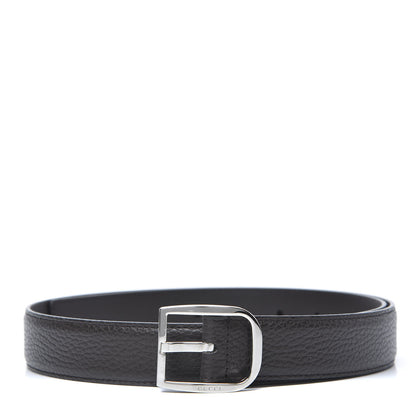 Gucci Calfskin Belt 85 34 Dark Brown 1 of 7
