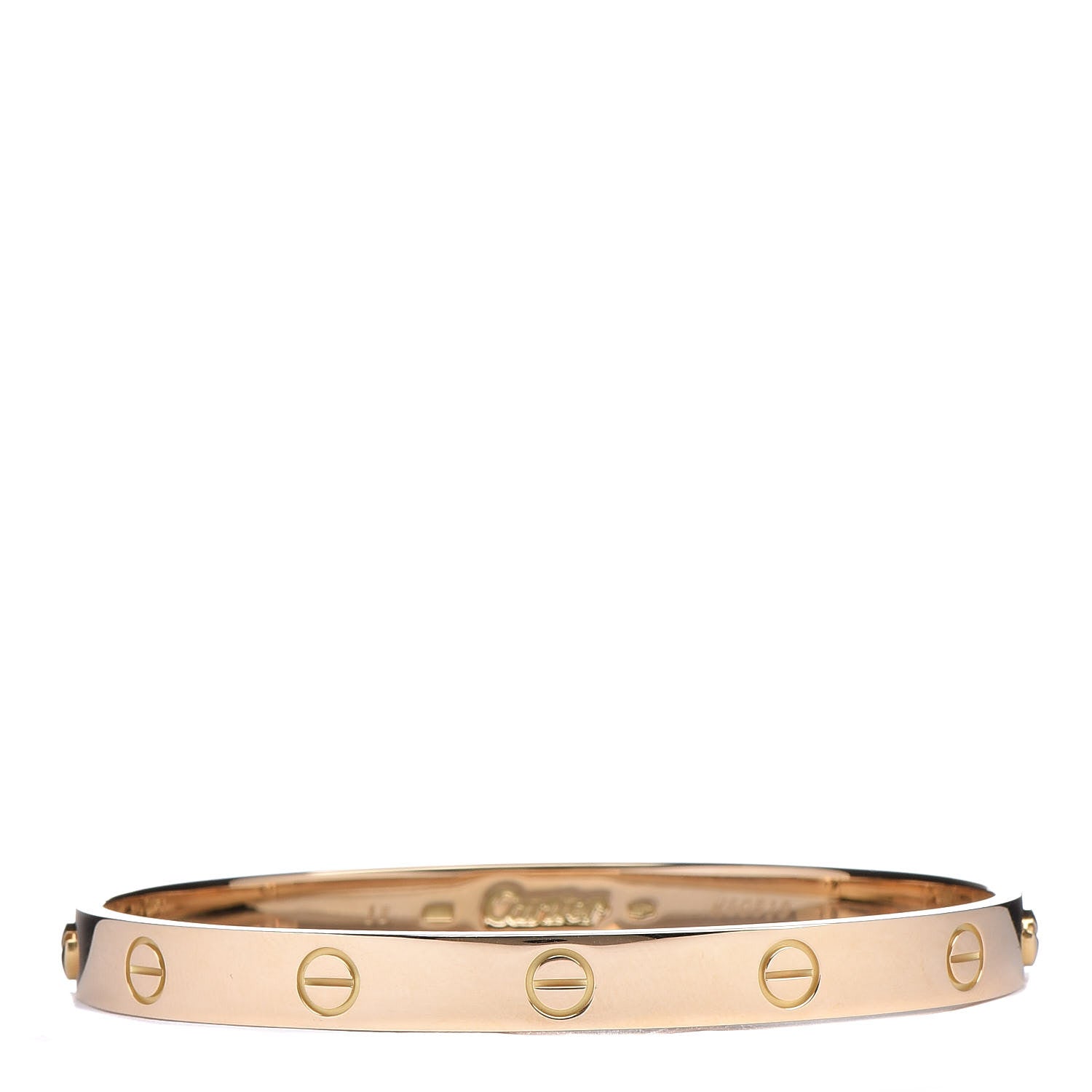 Cartier 18K Yellow Gold LOVE Bracelet 18 1 of 7