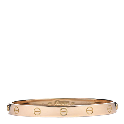 Cartier 18K Yellow Gold LOVE Bracelet 18 1 of 7