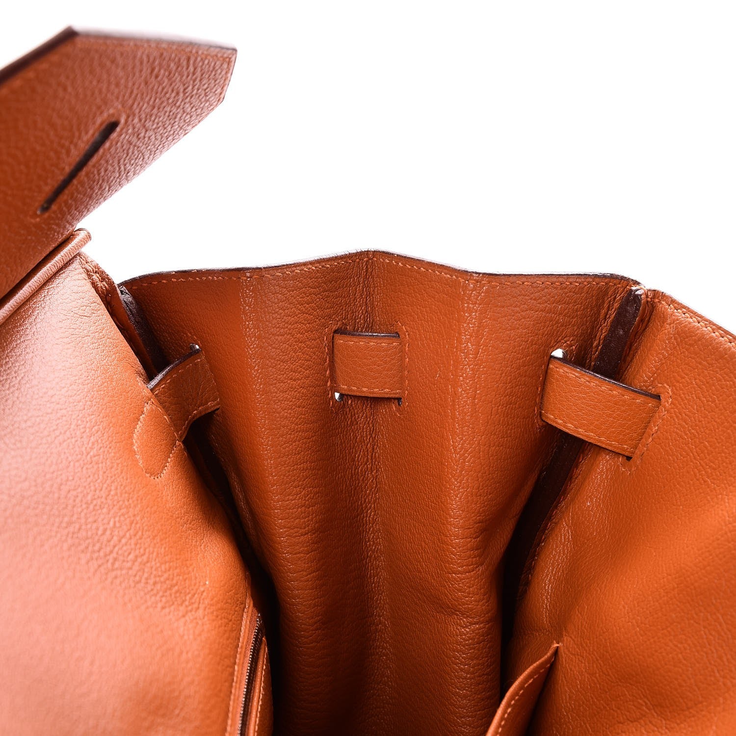 Hermes Taurillon Clemence Birkin 40 Orange 25 of 39