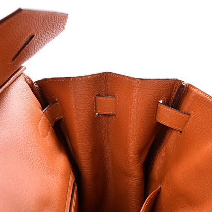 Hermes Taurillon Clemence Birkin 40 Orange 25 of 39