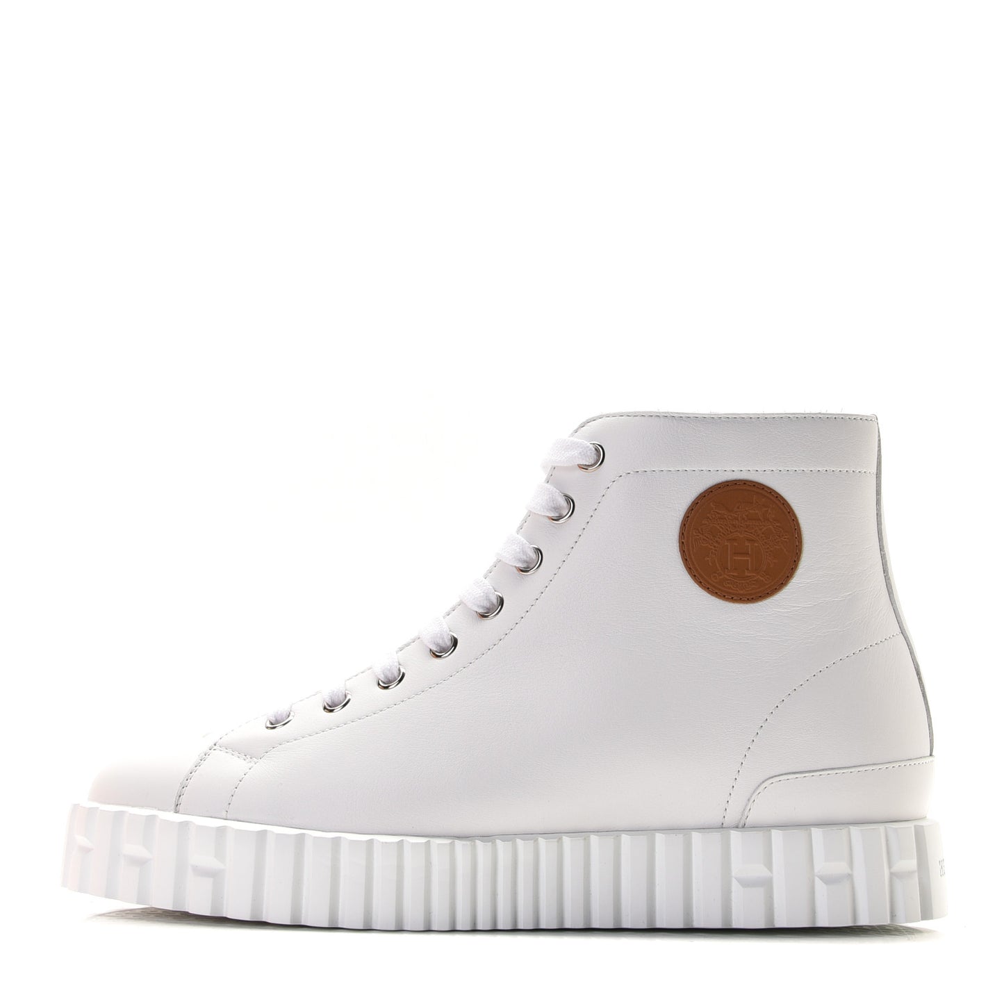 Calfskin Womens Climb Sneakers 38.5 White