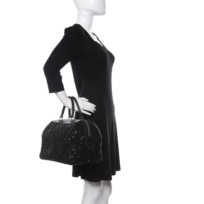 Louis Vuitton Sequin Monogram Sunshine Express Speedy Black 2 of 9
