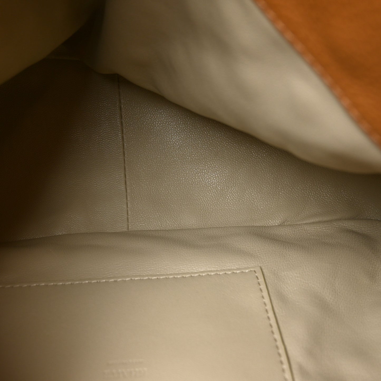 Pebbled Sport Calfskin Studded Elena Nougat