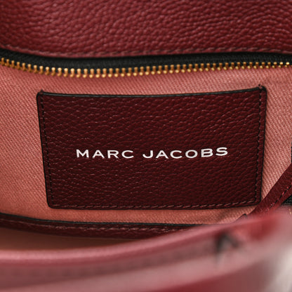 Marc Jacobs Grained Calfskin Small The Tote Bag Burgundy 6 of 12