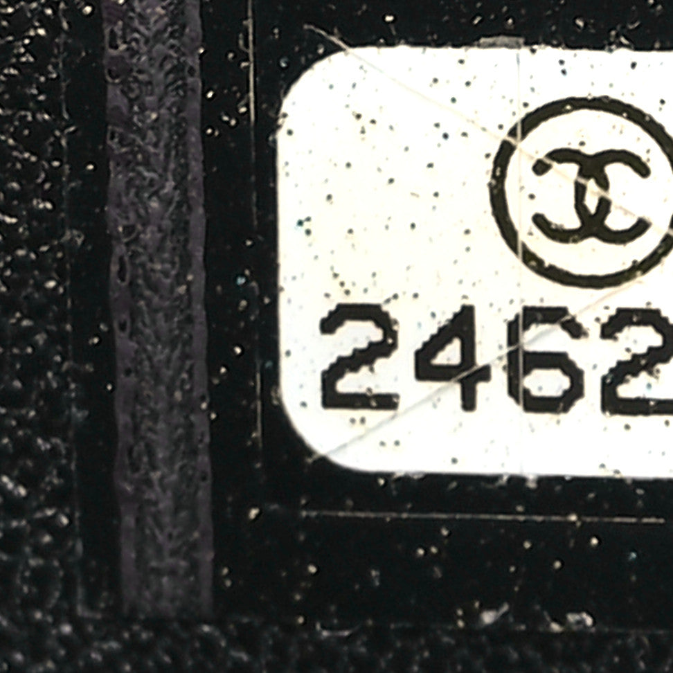 Chanel Shiny Calfskin Goatskin Quilted Medium Coco Curve Messenger Flap Black 7 of 10