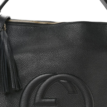 Gucci Pebbled Calfskin Large Soho Hobo Black 8 of 10