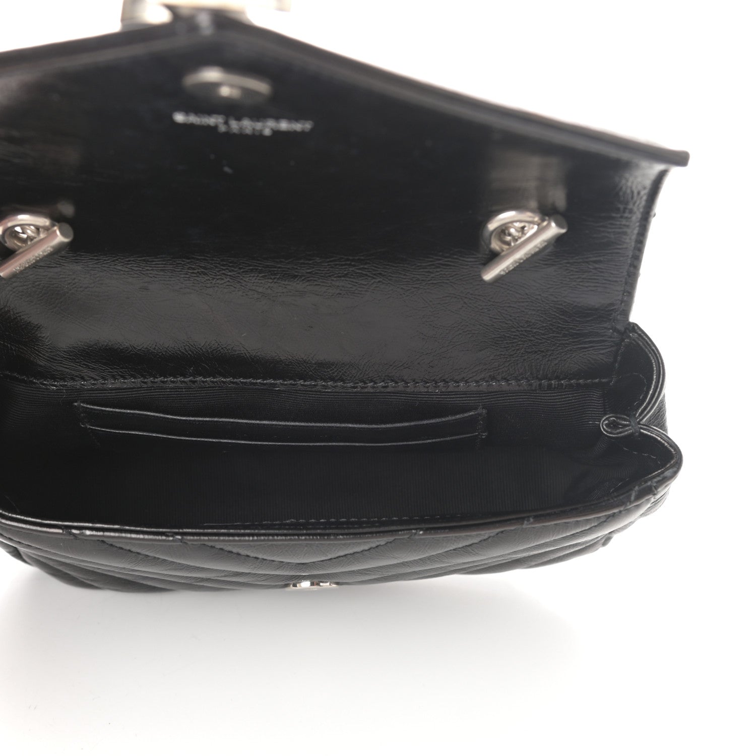 Saint Laurent Calfskin Matelassé Monogram Classic Baby Punk Chain Bag 5 of 9