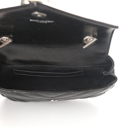 Saint Laurent Calfskin Matelassé Monogram Classic Baby Punk Chain Bag 5 of 9