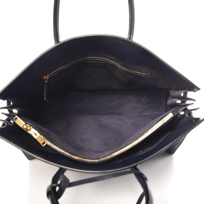 Saint Laurent Calfskin Large Sac De Jour Carryall Navy Blue 6 of 14