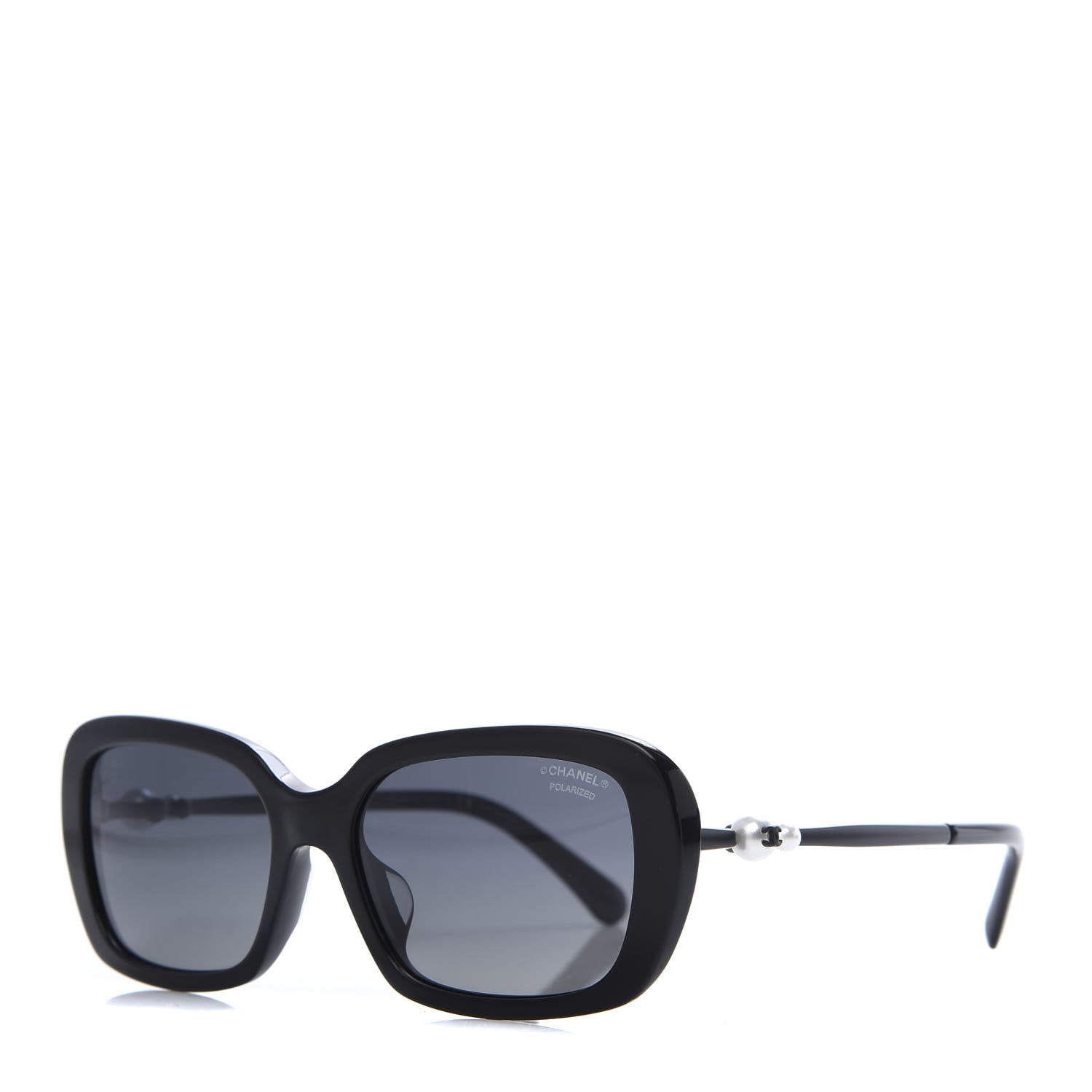 Chanel Pearl Square Polarized Sunglasses 5427-H-A Black 1 of 8