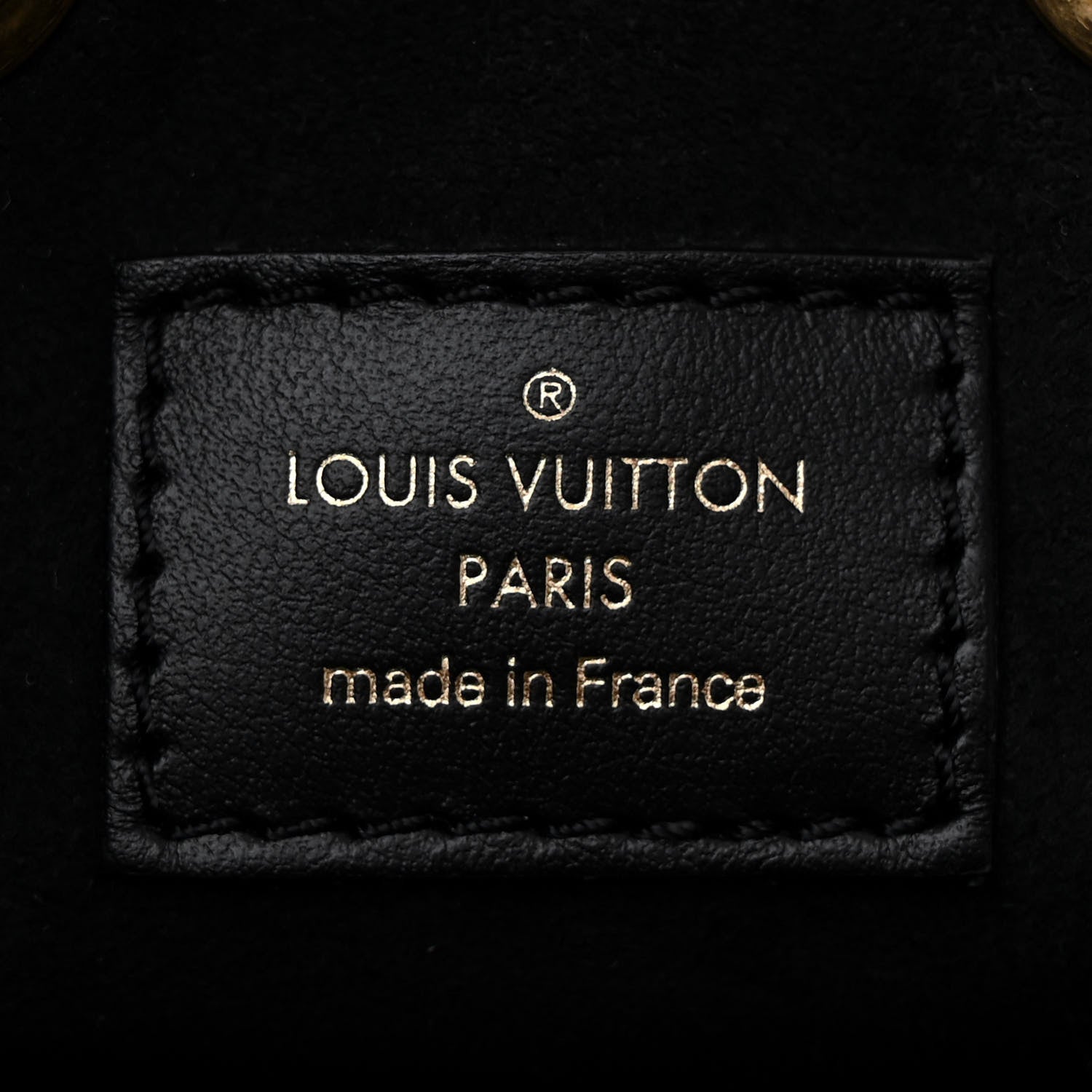 Louis Vuitton Empreinte Monogram Giant Broderies Neonoe MM Cream Black 6 of 9
