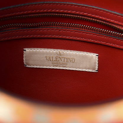 Valentino Garavani Calfskin Enchanted Wonderland My Rockstud Frame Bag Rosso Valentino 6 of 14