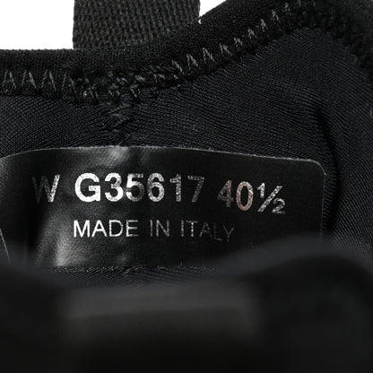 Chanel Velvet Calfskin Mixed Fibers CC Sneakers 40.5 Black 7 of 8
