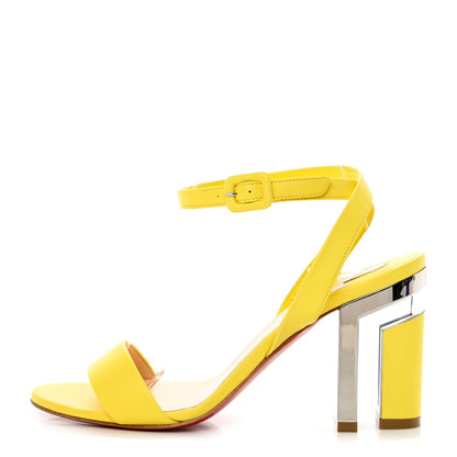 Christian Louboutin Nappa Tournikouna 85 Sandals 36 Citronnade 1 of 7