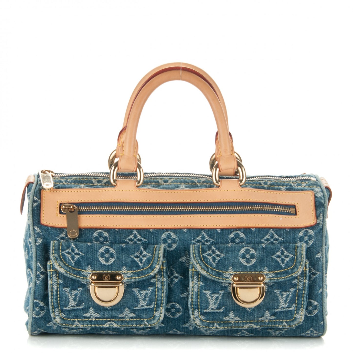 Monogram Denim Neo Speedy Blue