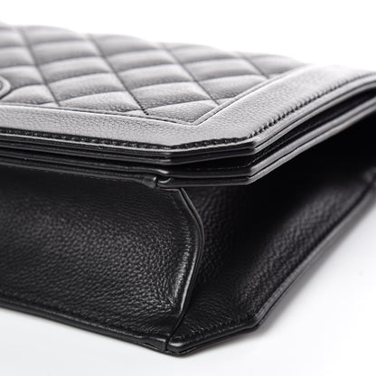 Chanel Grained Calfskin Quilted Medium Flap Black 6 of 9