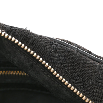 Gucci Monogram Web Large Horsebit Satchel Chain Black 11 of 13