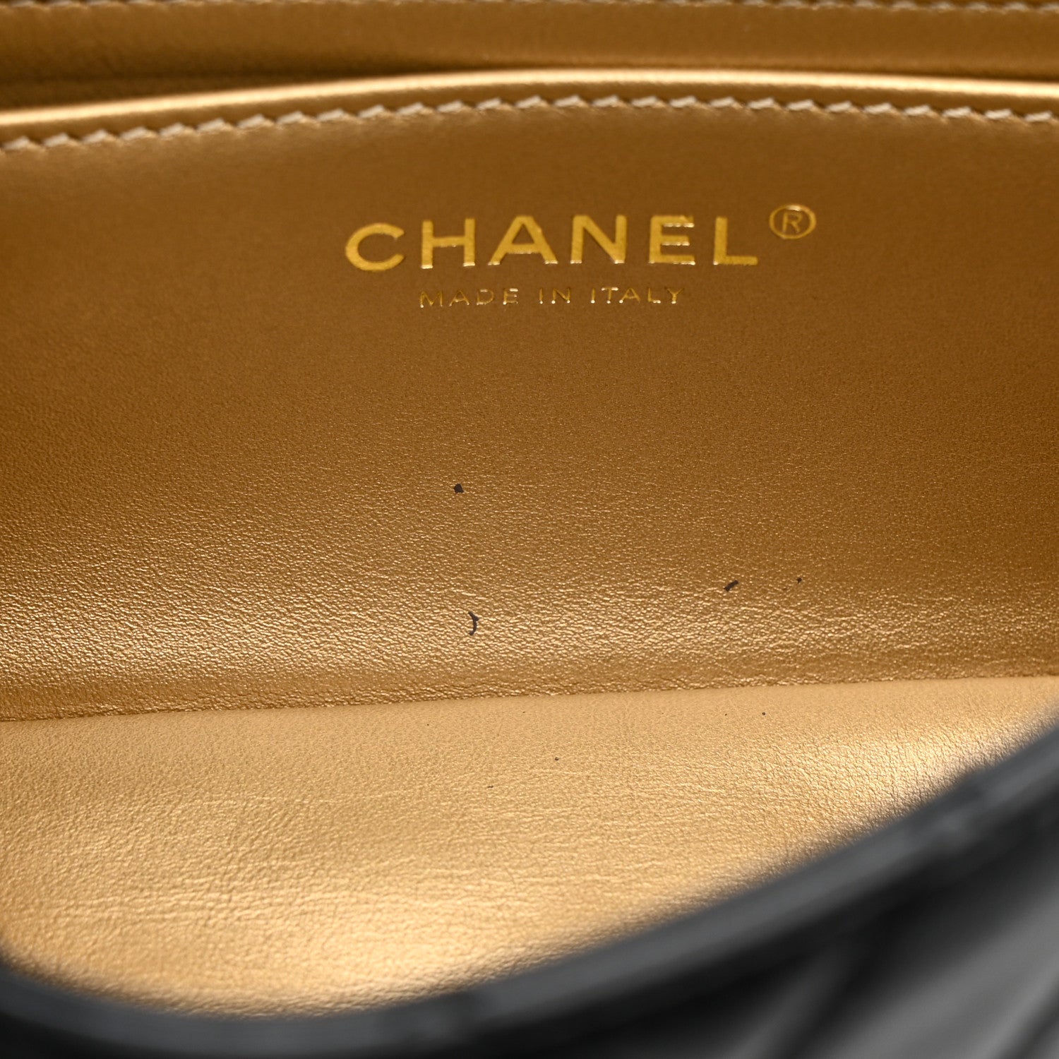 Chanel Lambskin Quilted Mini Rectangular Pearl Crush Flap Black 11 of 13