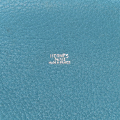 Hermes Taurillon Clemence Market 28 Blue Jean 6 of 11