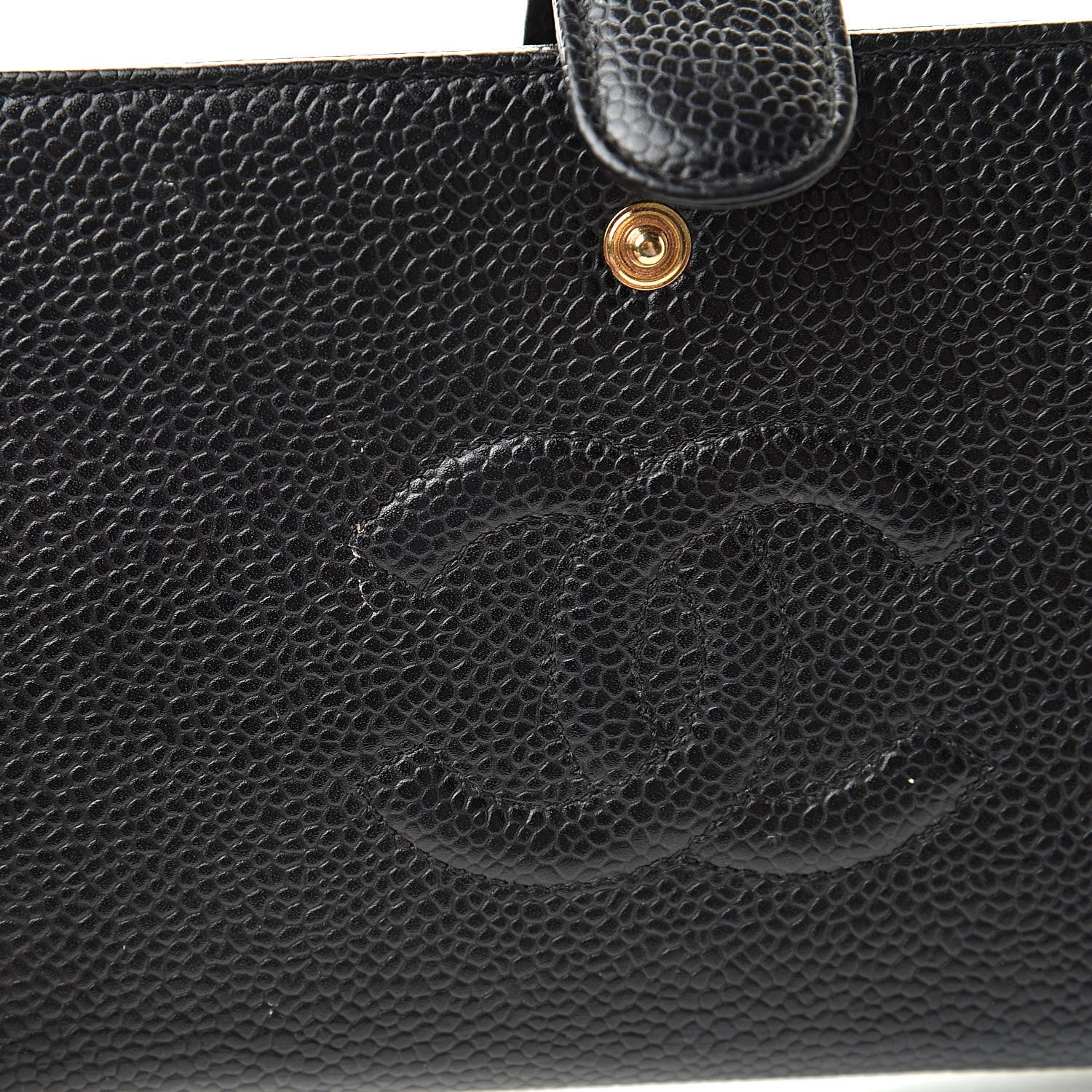 Chanel Caviar Timeless CC French Wallet Black 11 of 12