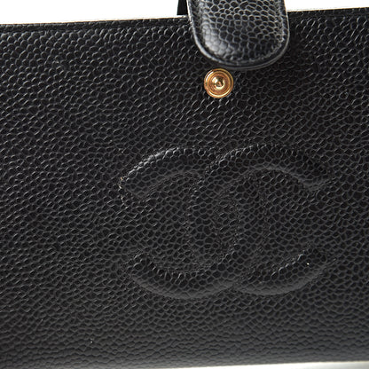 Chanel Caviar Timeless CC French Wallet Black 11 of 12