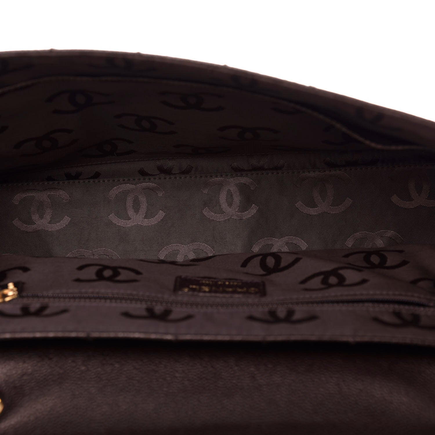 Chanel Caviar Square Stitched Medium Flap Brown 5 of 10