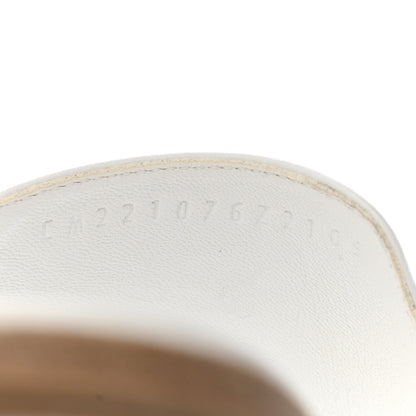 Hermes Calfskin Womens Elixir Sandals 39 White 8 of 9
