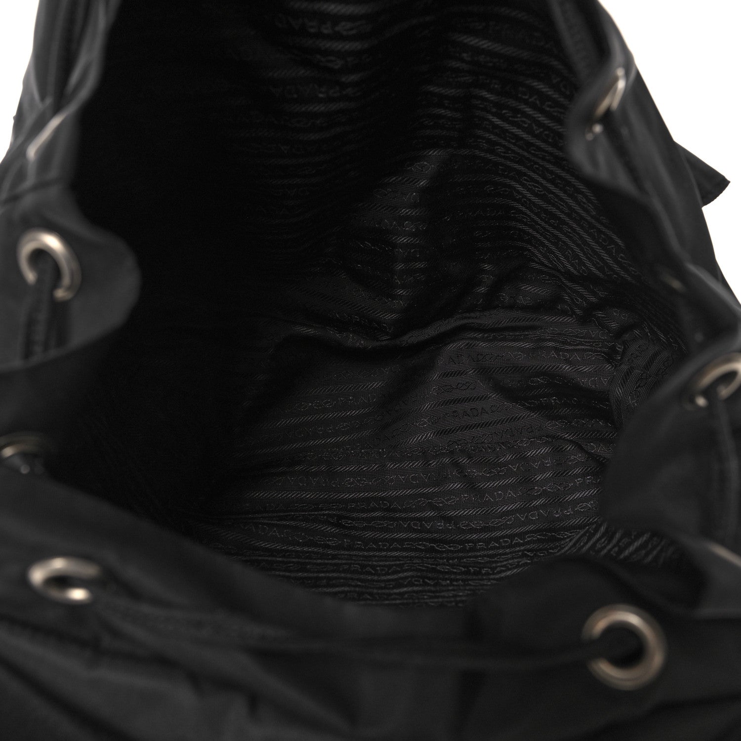 Prada Nylon Vela Medium Backpack Black 4 of 11