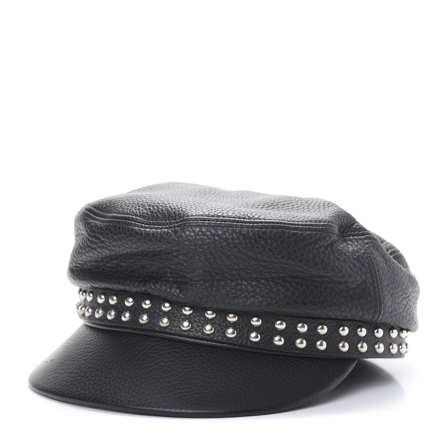Calfskin Studded Cellarius Hat XS Black
