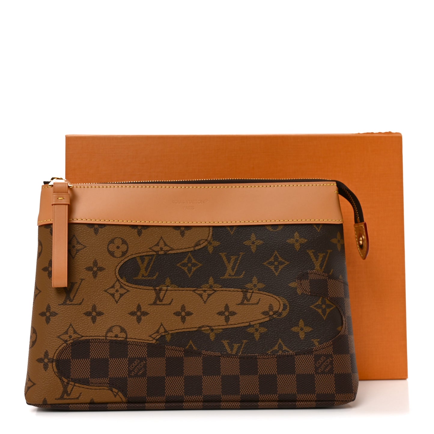 Reverse Monogram Drip Pochette Voyage Souple