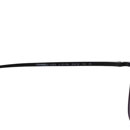 Chanel Metal Pilot Sunglasses 4256 Black 6 of 8