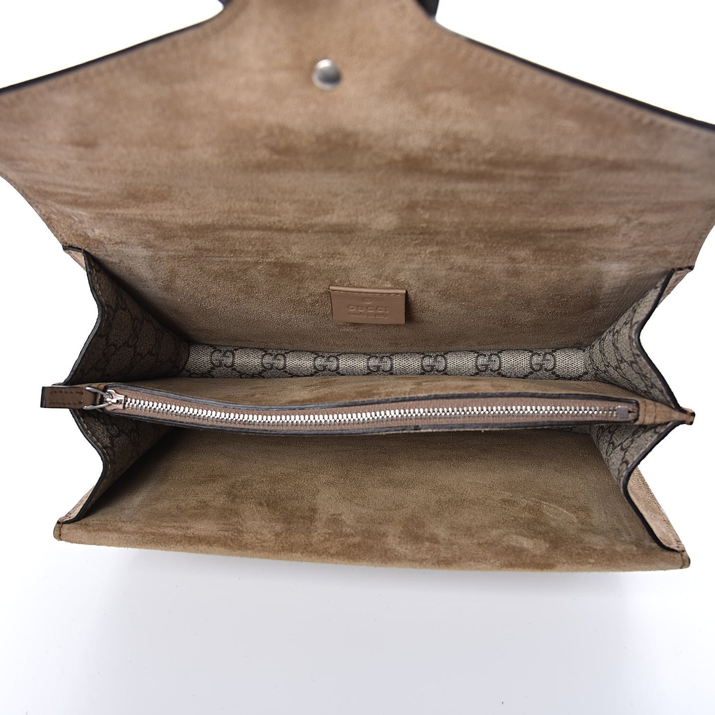 GG Supreme Monogram Small Dionysus Shoulder Bag Taupe
