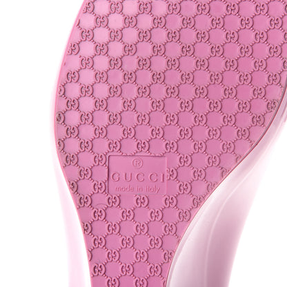 Gucci Rubber Jelly Marola Wedges 36 Fresia Rose 7 of 9