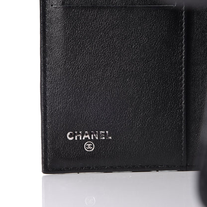 Chanel Patent Calfskin Quilted Large Flap Wallet Black 6 of 9