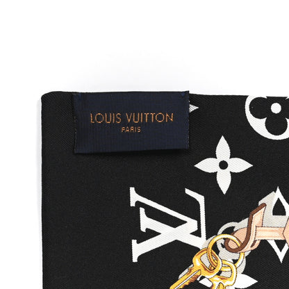 Louis Vuitton Silk Monogram Confidential Bandeau Black 4 of 4