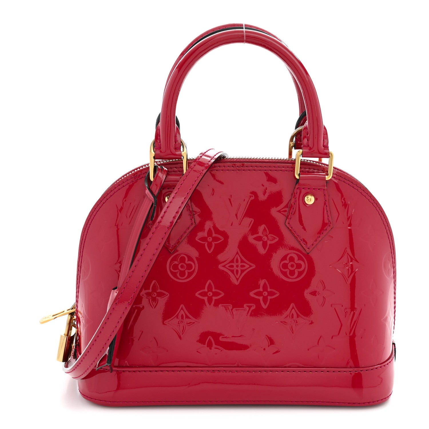 Louis Vuitton Vernis Alma BB Rose Indien 1 of 11