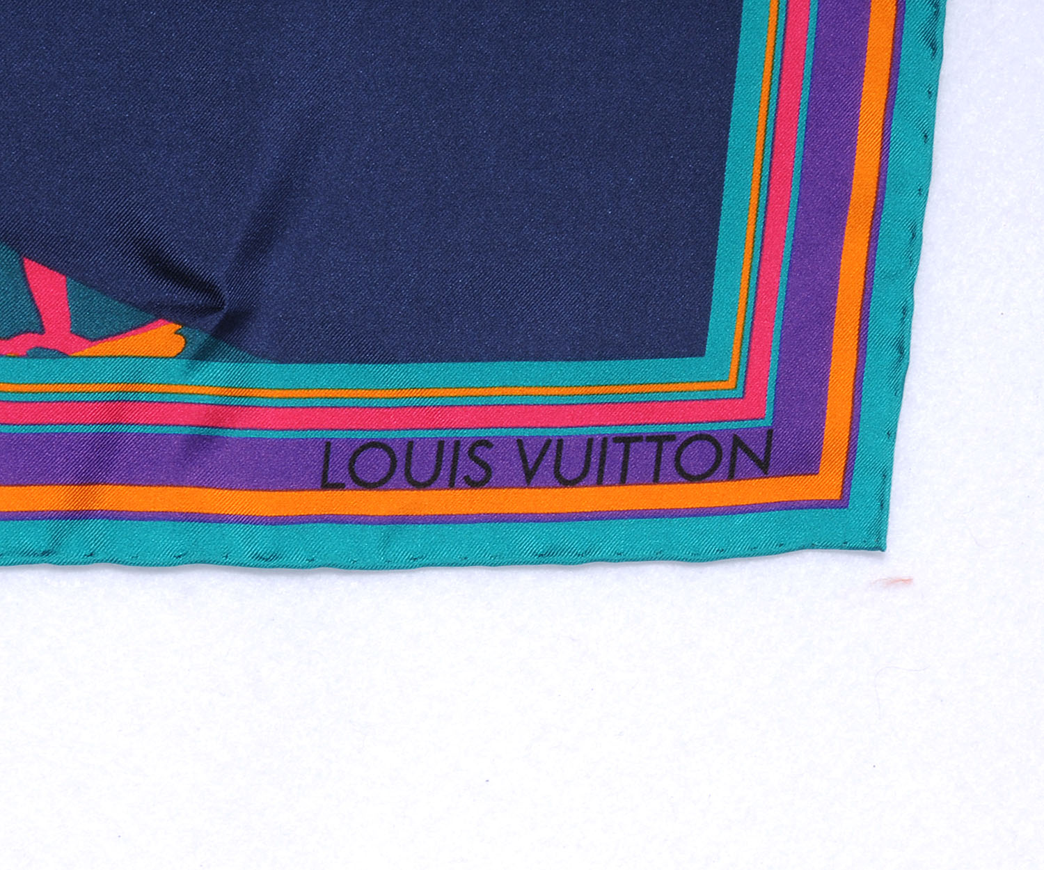 Louis Vuitton Silk Leopard Giraffe Pompons Scarf 3 of 3