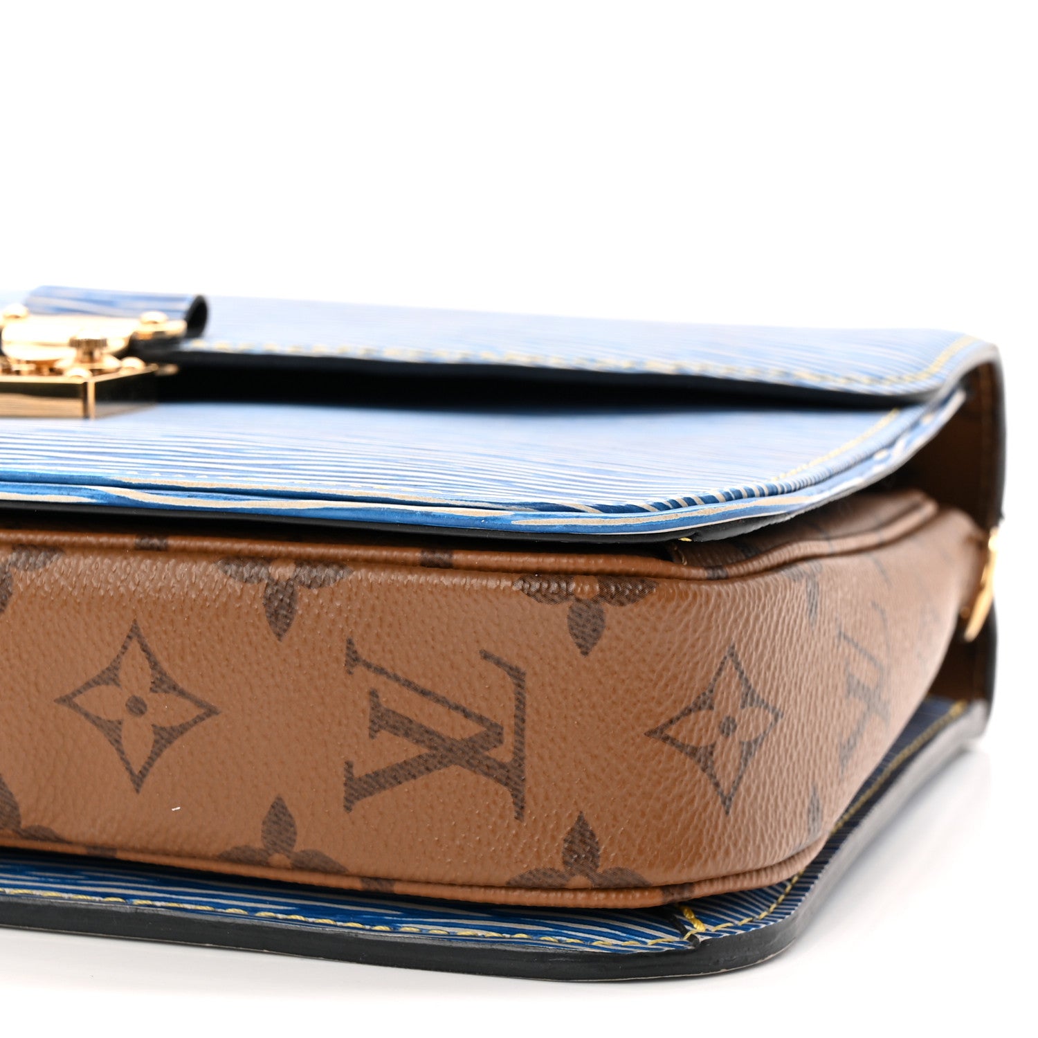 Louis Vuitton Epi Reverse Monogram Pochette Metis Denim Light 9 of 10