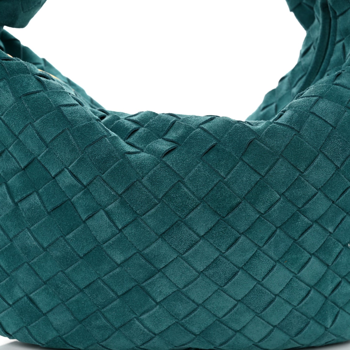 Suede Intrecciato Teen Jodie Hobo Petroleum Blue