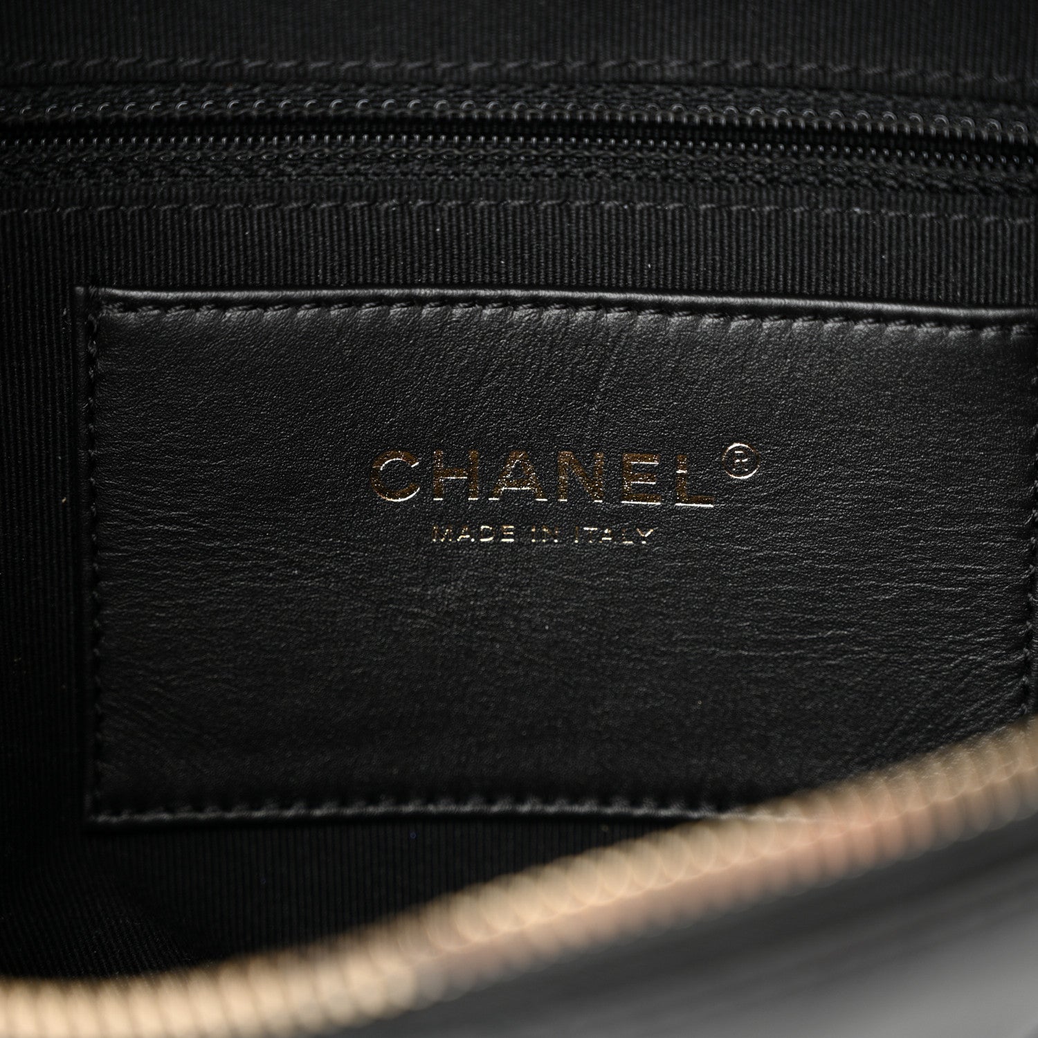 Chanel Lambskin Enamel Quilted Waist Bag Black 6 of 11