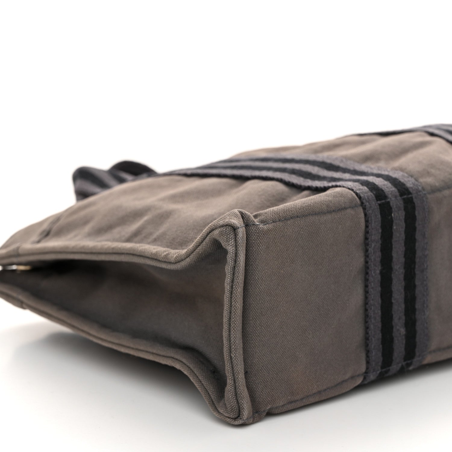 Hermes Canvas Tout Fourre PM Grey 8 of 12