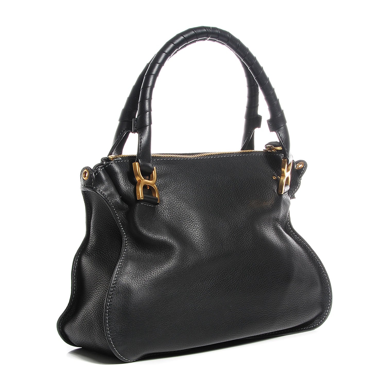 Chloe Calfskin Medium Marcie Satchel Black 3 of 10
