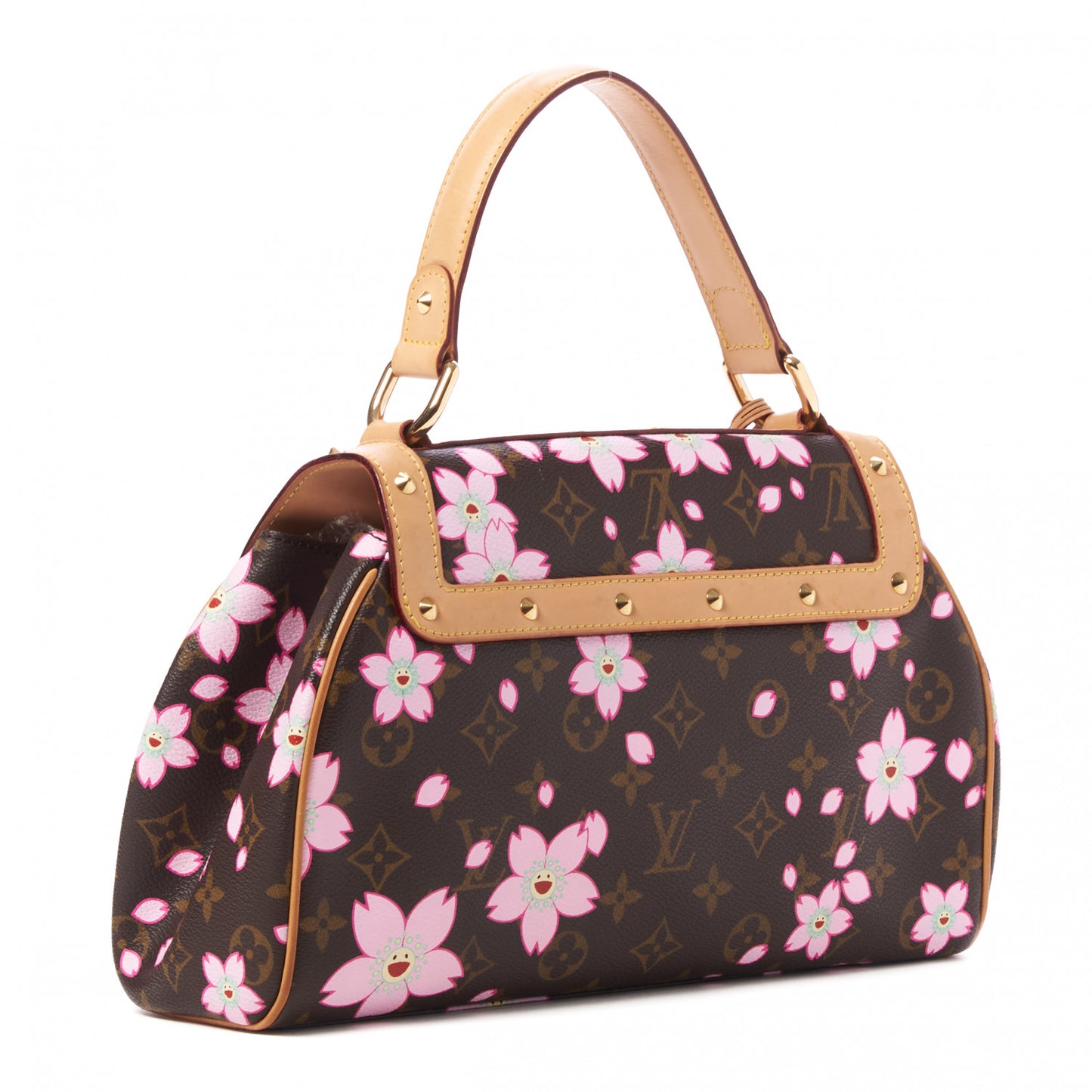 Monogram Cherry Blossom Sac Retro Bag Brown